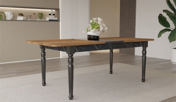 Cross Masa + 6 Adet Sandalye Takımı