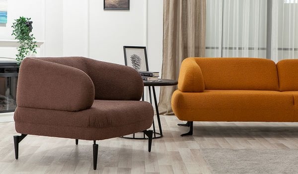 Rose Koltuk Takımı - Turuncu