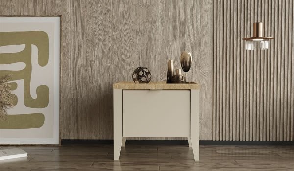 Arya Düğün Paketi (Yatak+Karyola Hediye) Komodin