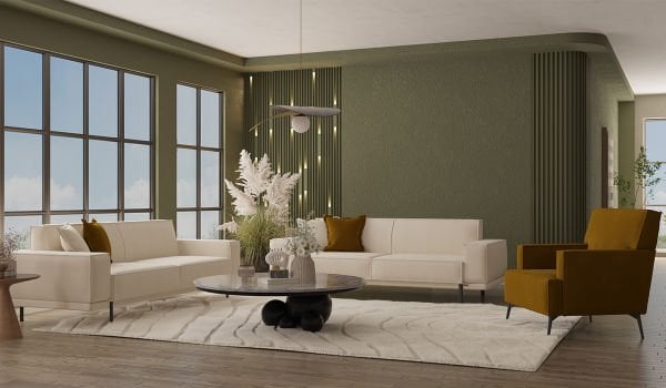 Loft Koltuk Takımı - Beyaz