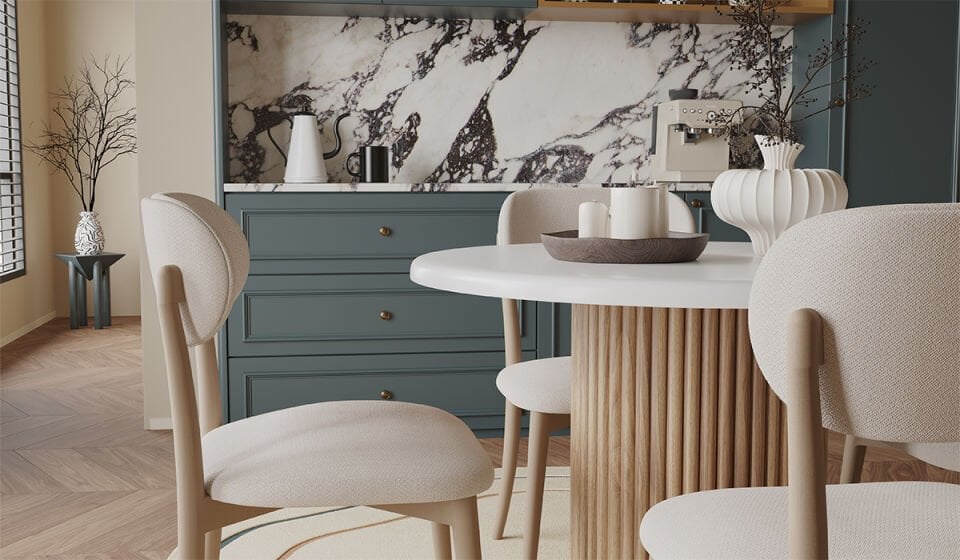 Bohem Mutfak Masa Seti - Mebran