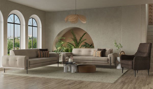 Salda Koltuk Takımı - Krem