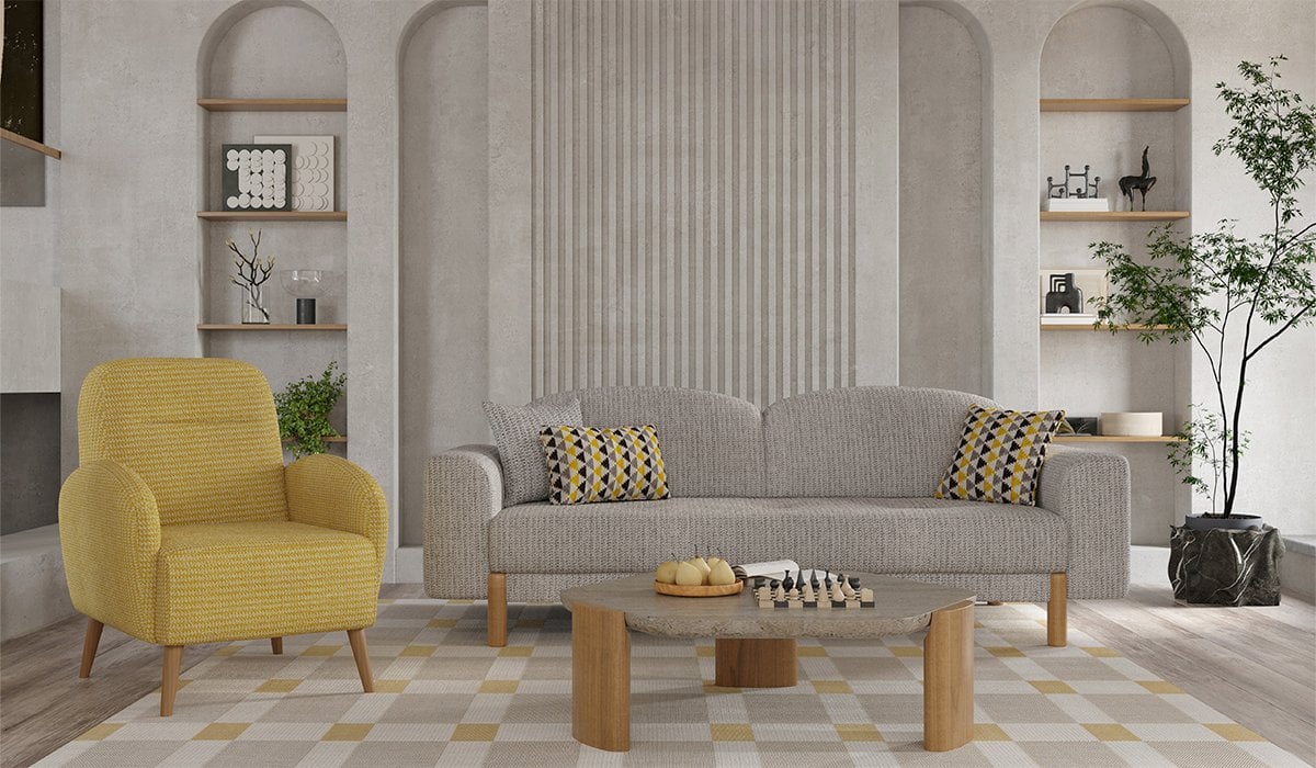 Bohem Plus Koltuk Takımı - Gri