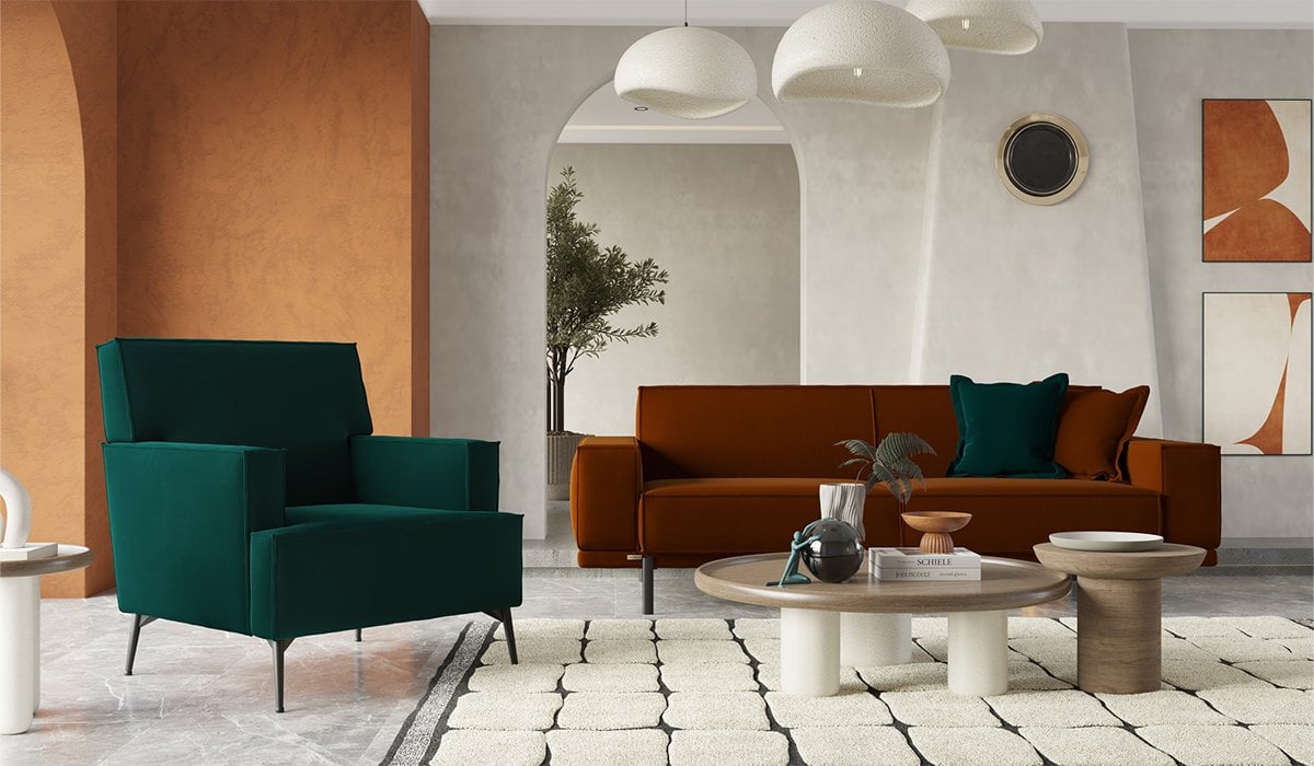 Loft Koltuk Takımı - Kiremit