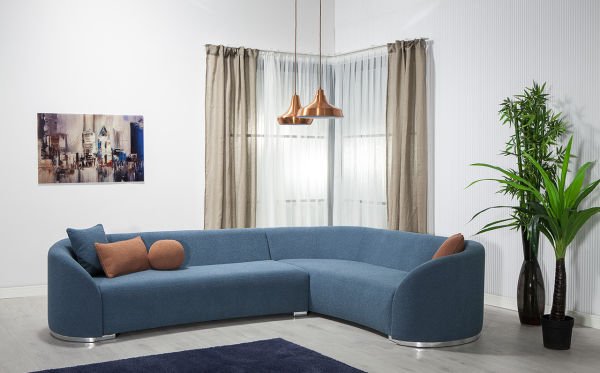 Teddy Köşe Takımı Krem