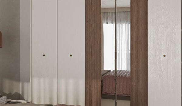 Linen 5 Kapaklı Gardırop