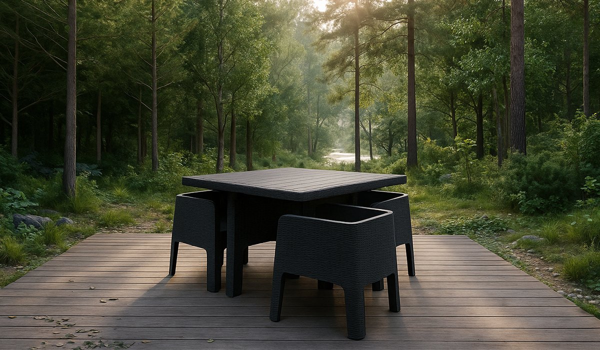 Apex Bahçe Oturma Grubu (Mindersiz)