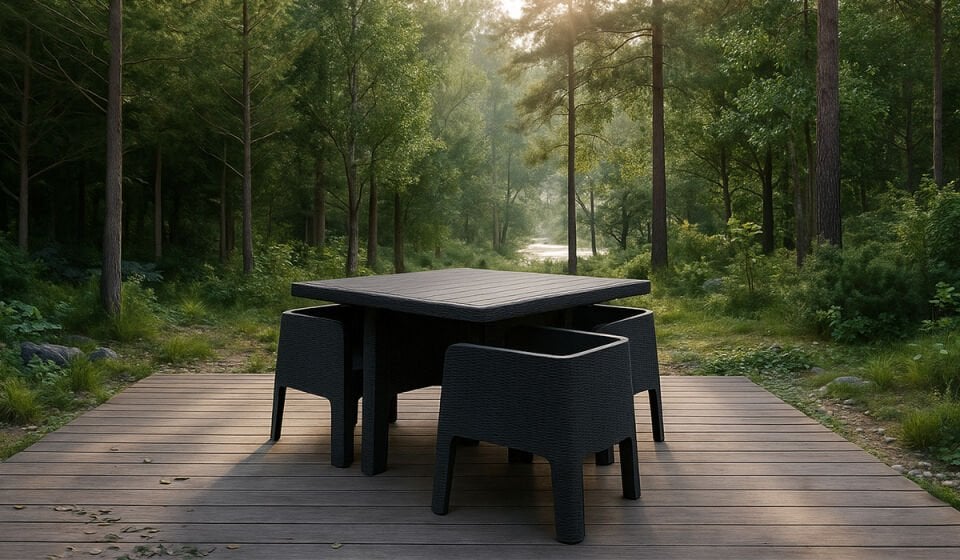 Apex Bahçe Oturma Grubu (Mindersiz)