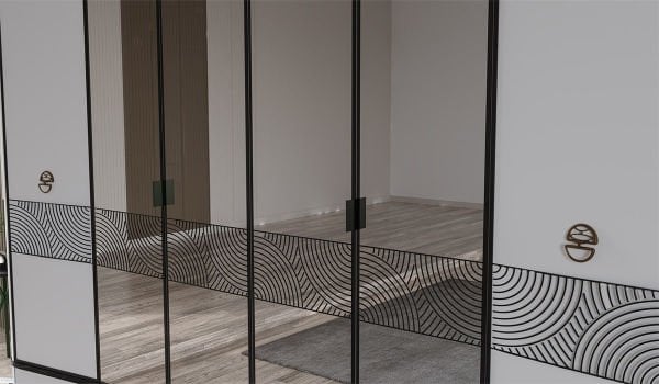 White Cross 6 Kapaklı Gardırop