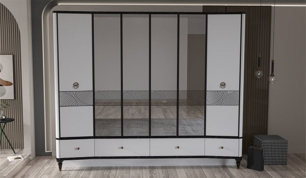 White Cross 6 Kapaklı Gardırop