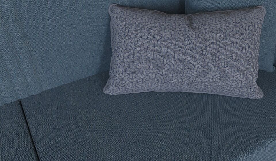 Rio Üçlü Koltuk - Mavi (Kampanyalı)