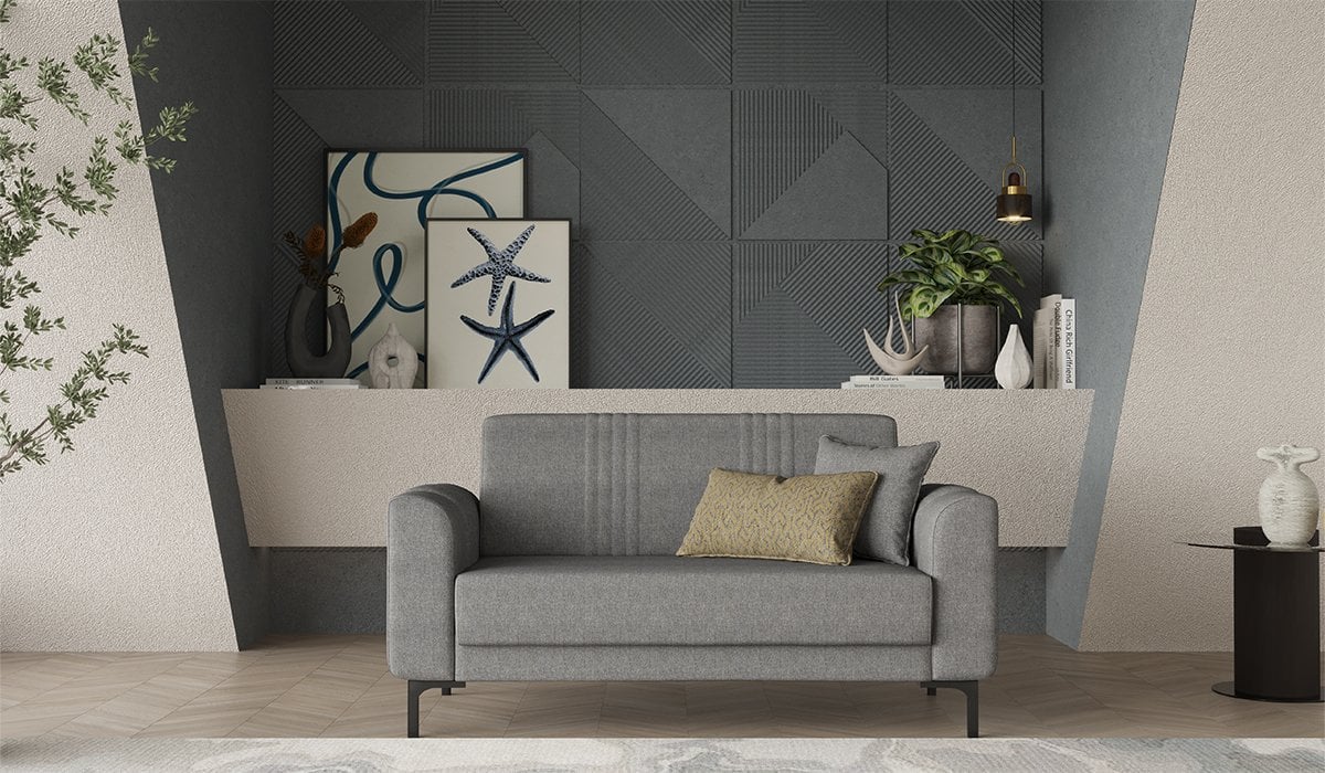 Rio İkili Koltuk - Gri (Kampanyalı)