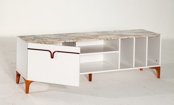 Pietra Tv Sehpası - Efes Beyaz