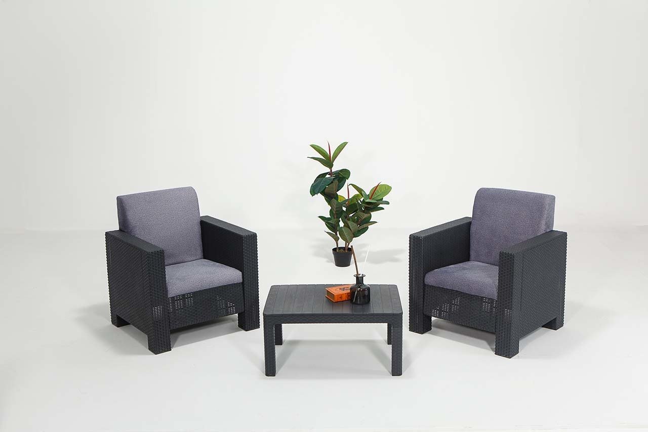 Datça Small Bahçe Balkon Oturma Grubu