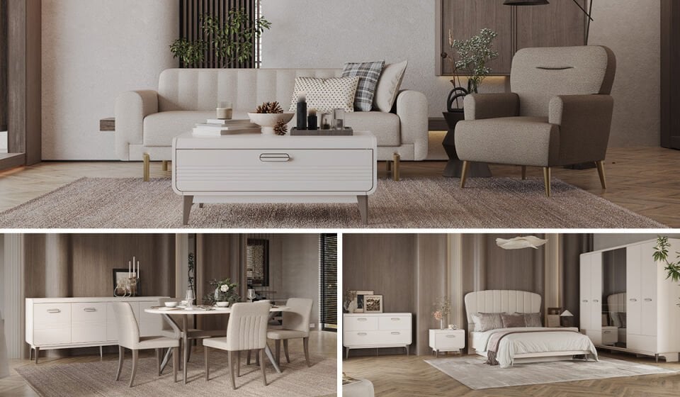 Aven Düğün Paketi (Yatak+Karyola Hediye)