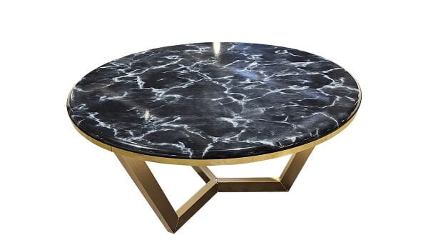 Gloria Orta Sehpa - Siyah