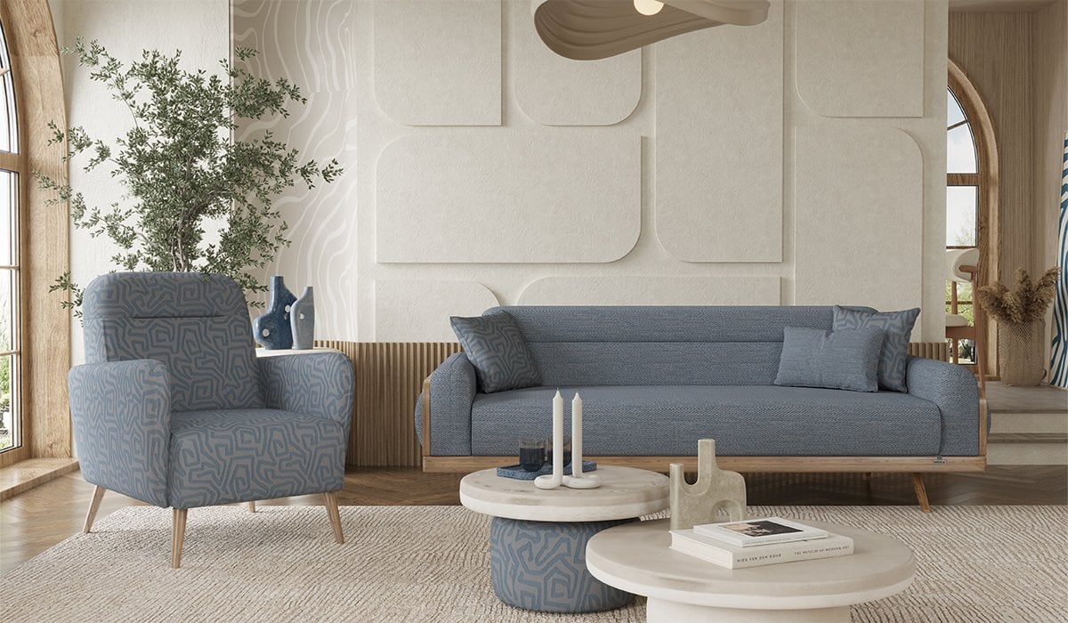 Harmoni Koltuk Takımı - Mavi