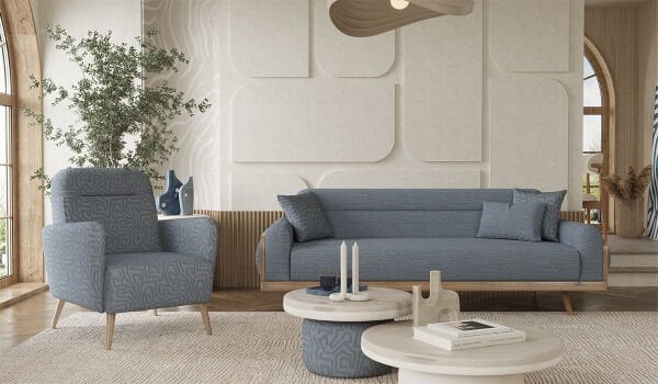 Harmoni Koltuk Takımı - Mavi