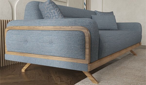 Harmoni Koltuk Takımı - Mavi Berjer