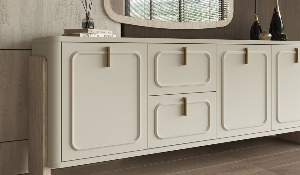 Aura Düğün Paketi (Yatak+Karyola Hediye) Tv Ünitesi