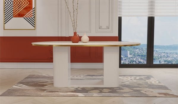 Lexus Masa + 6 Adet Sandalye Takımı