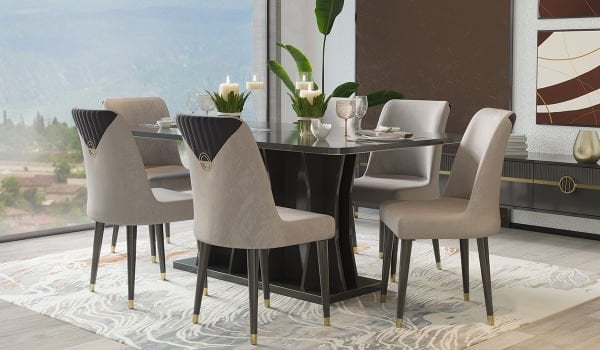 Bella Masa + 6 Adet Sandalye Takımı