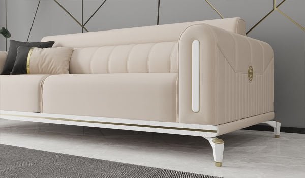 Gold Bella Üçlü Koltuk