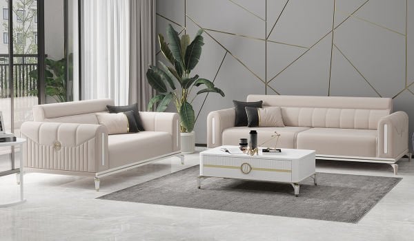 Gold Bella İkili Koltuk