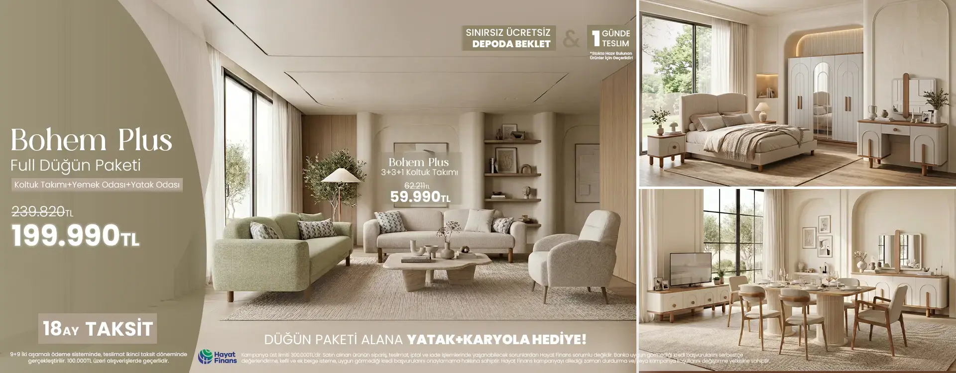 Bohem Plus Düğün Paketi