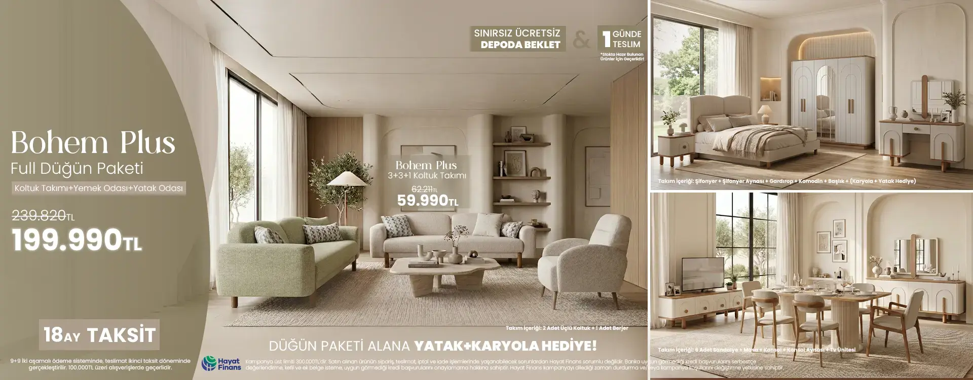 Bohem Plus Düğün Paketi