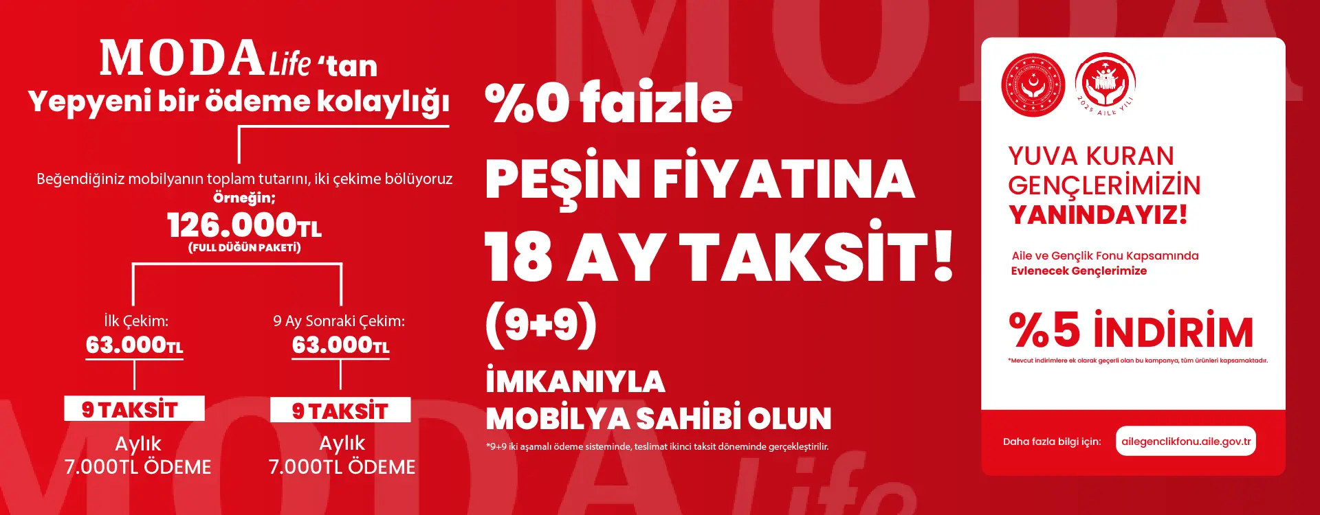 Yuva Kuran Gençlere İndirim Kampanyası