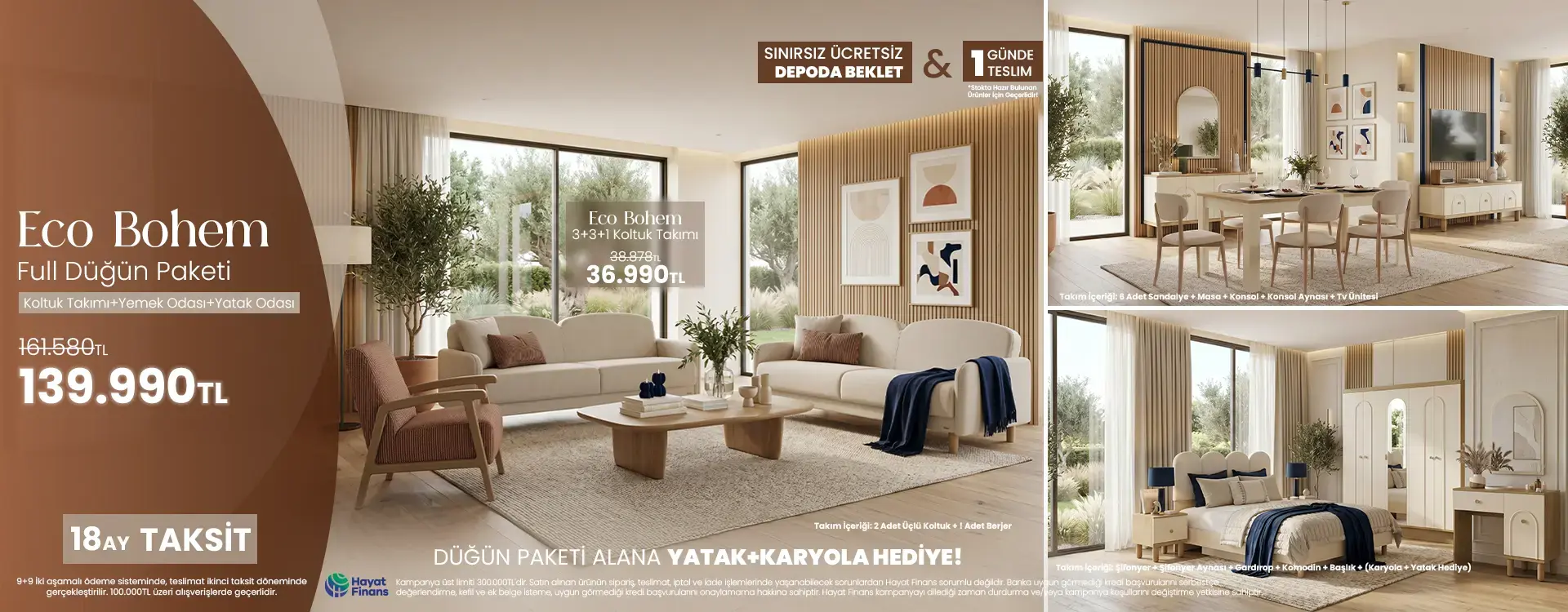 Eco Bohem Düğün Paketi