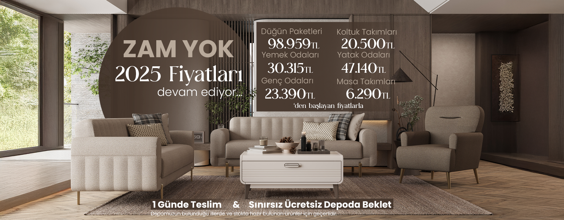 Zam Yok 2025 Fiyatları Devam Ediyor