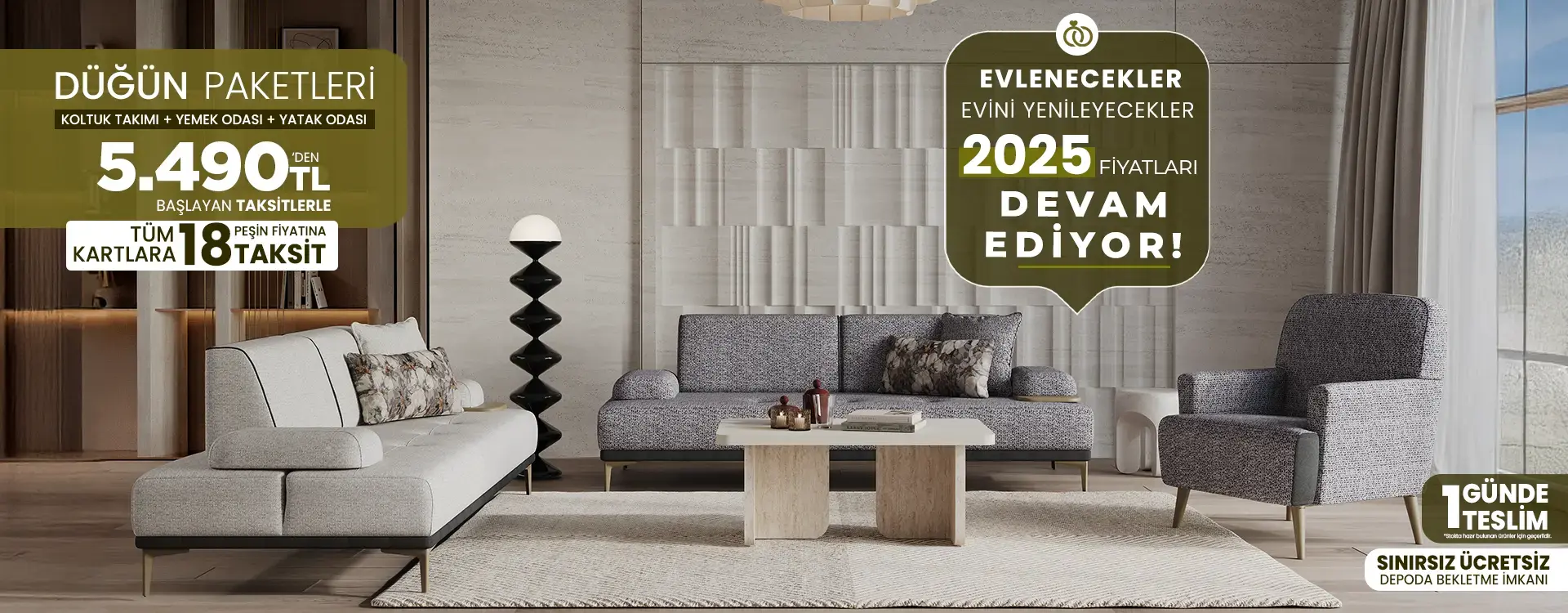 Düğün Paketleri 5.490 TL'den başlayan Taksitlerle