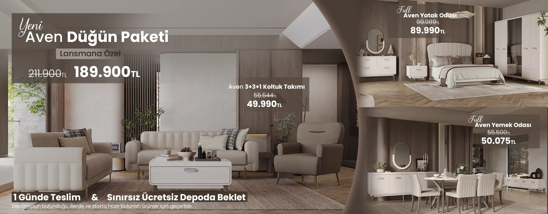 Yeni Aven Düğün Paketi