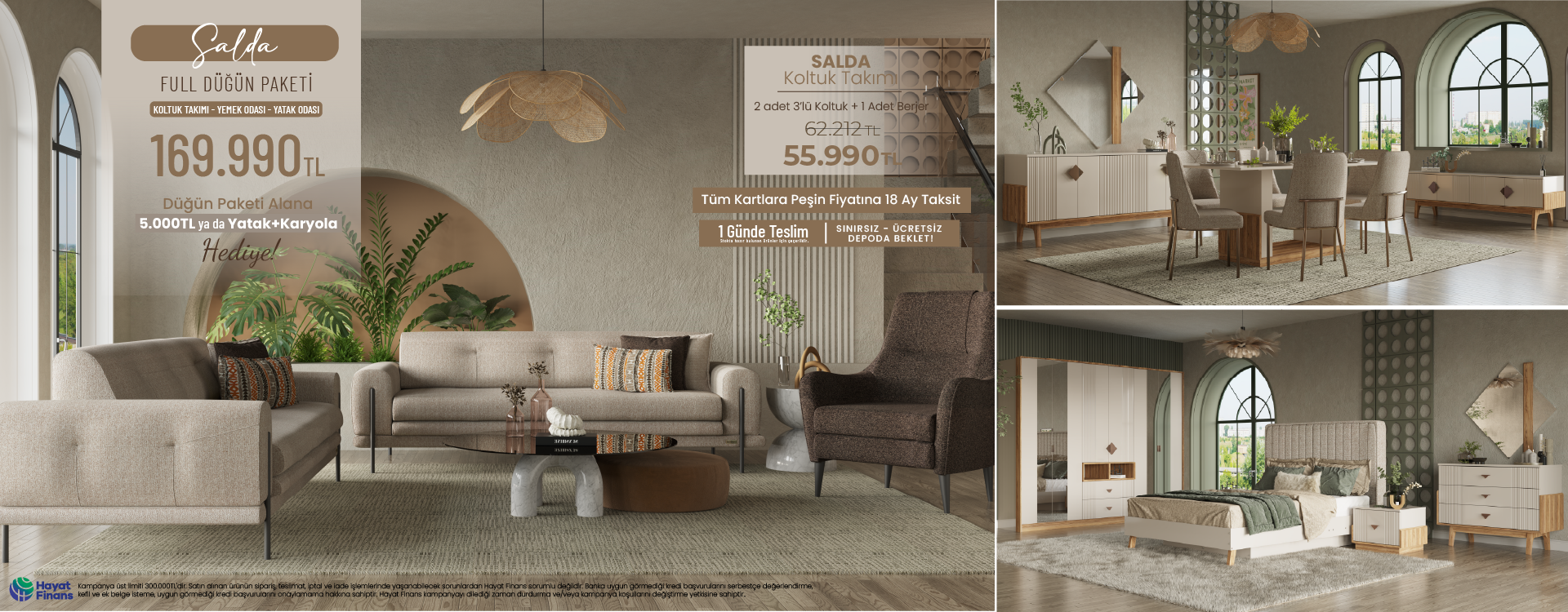 Salda Düğün Paketi