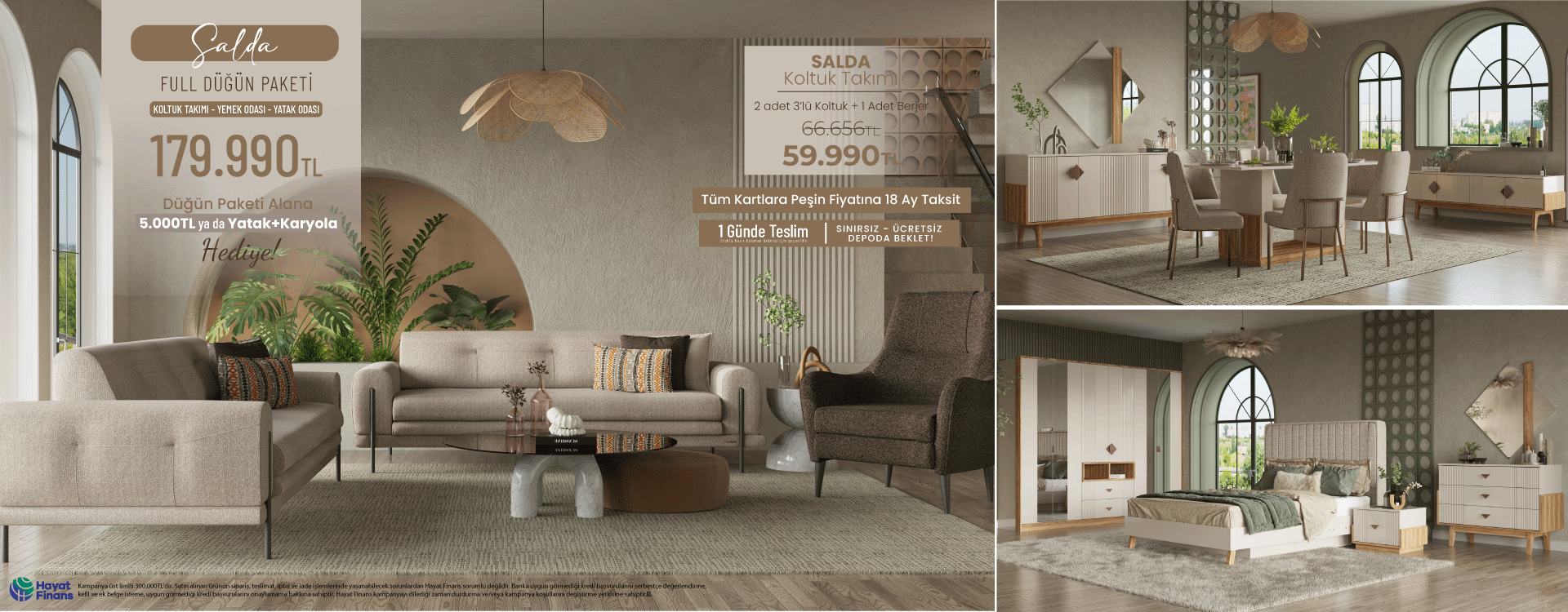 Salda Düğün Paketi