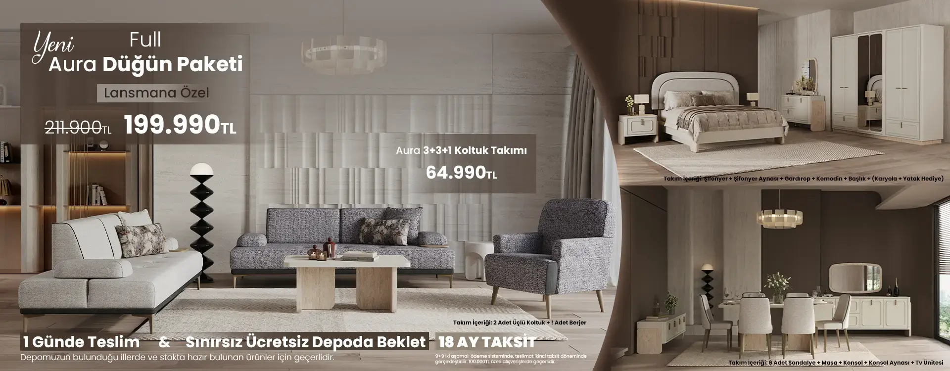 Yeni Aura Düğün Paketi