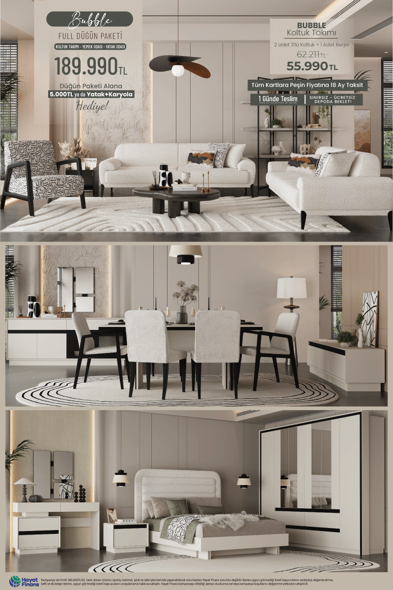 Bubble Düğün Paketi