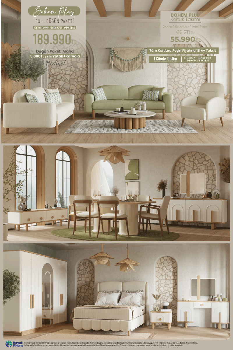 Bohem Plus Düğün Paketi