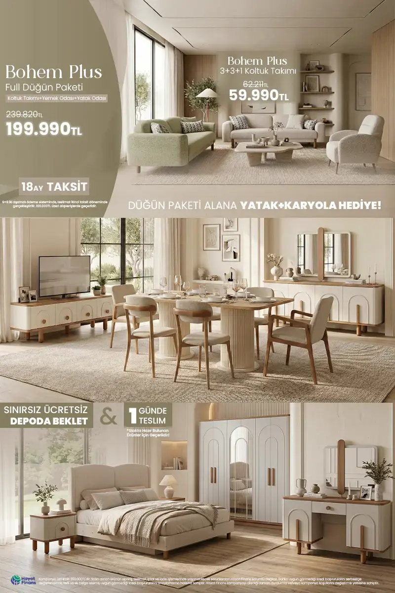 Bohem Plus Düğün Paketi