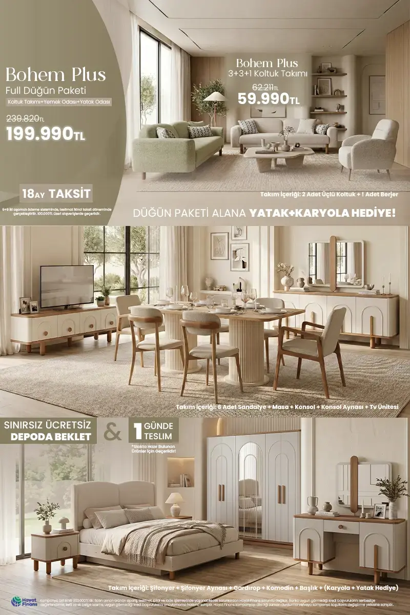 Bohem Plus Düğün Paketi