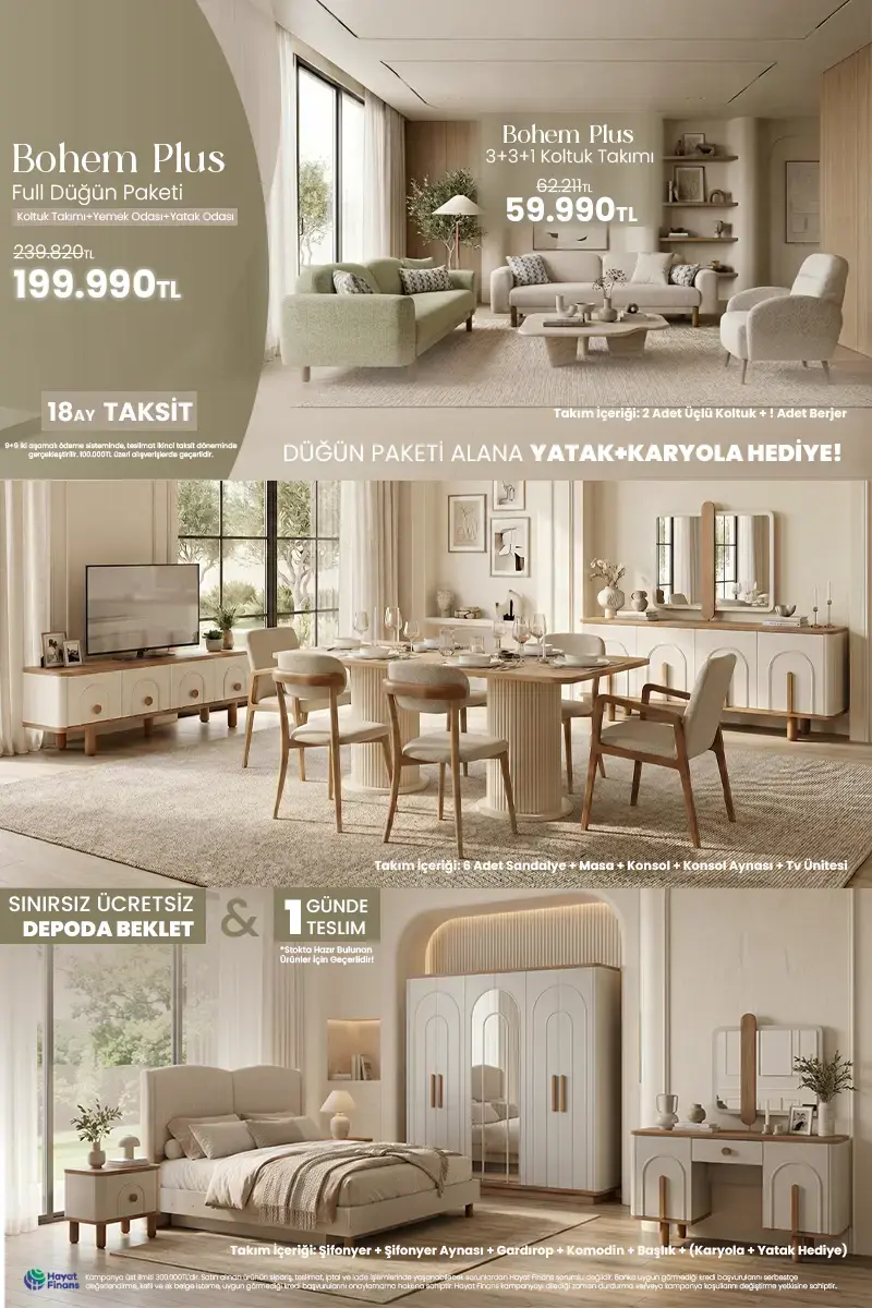 Bohem Plus Düğün Paketi