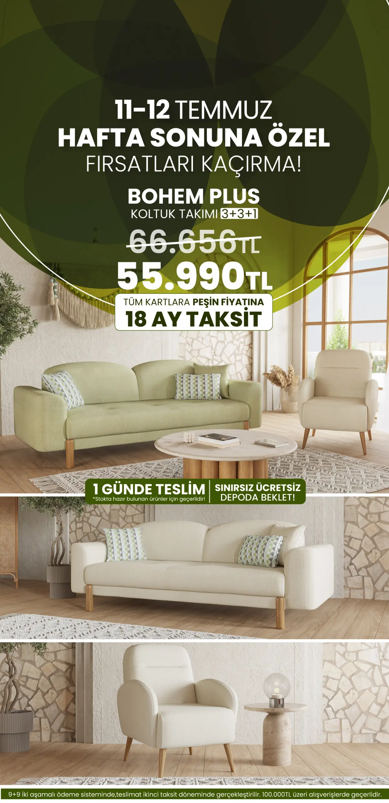 Hafta Sonu Koltuk Kampanyası