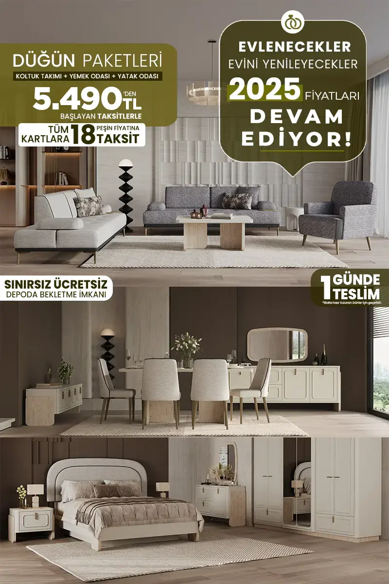 Düğün Paketleri 5.490TL'den Başlayan Fiyatlarla