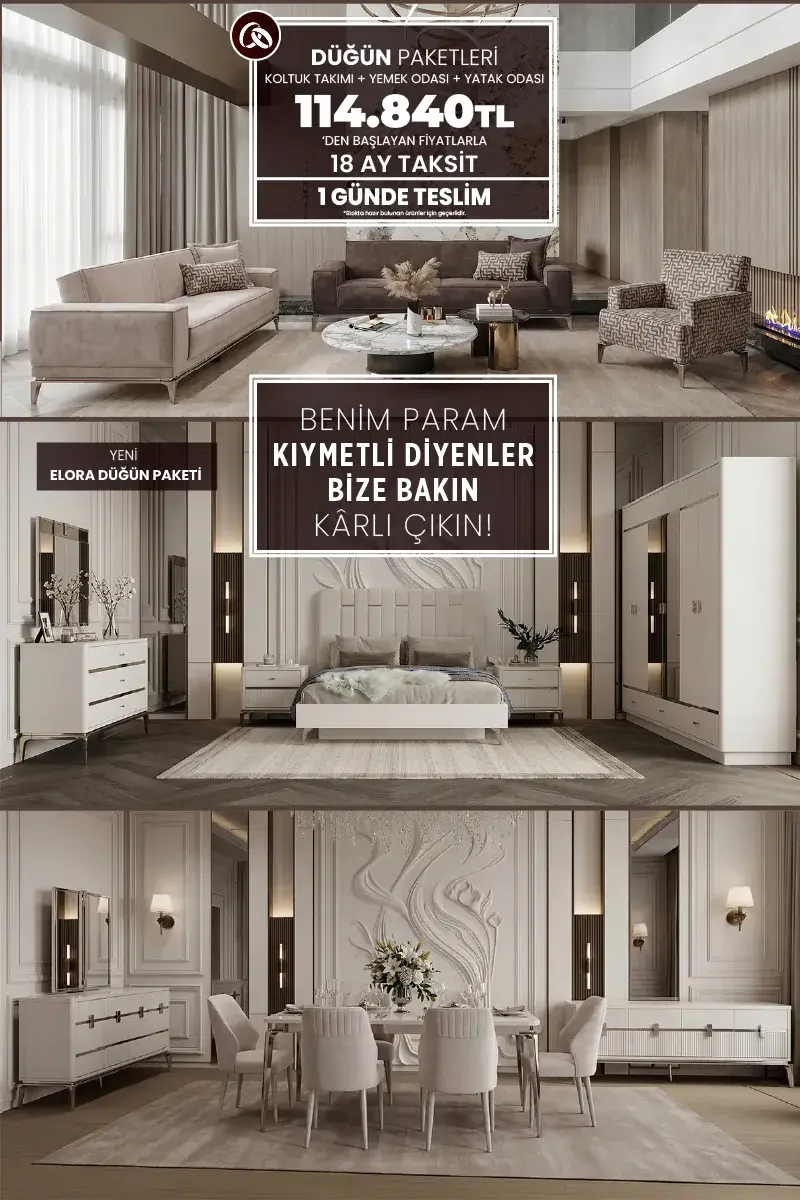 Düğün Paketleri 114.840tl'den Başlayan Fiyatlarla