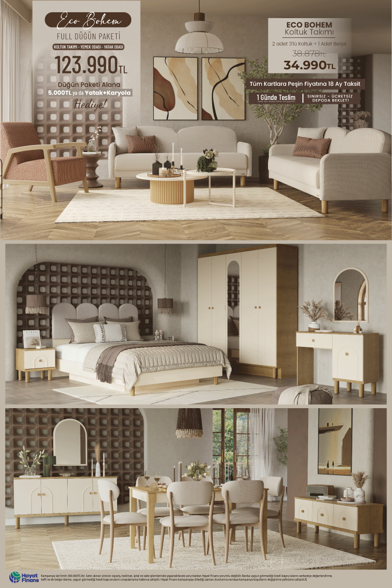 Eco Bohem Düğün Paketi