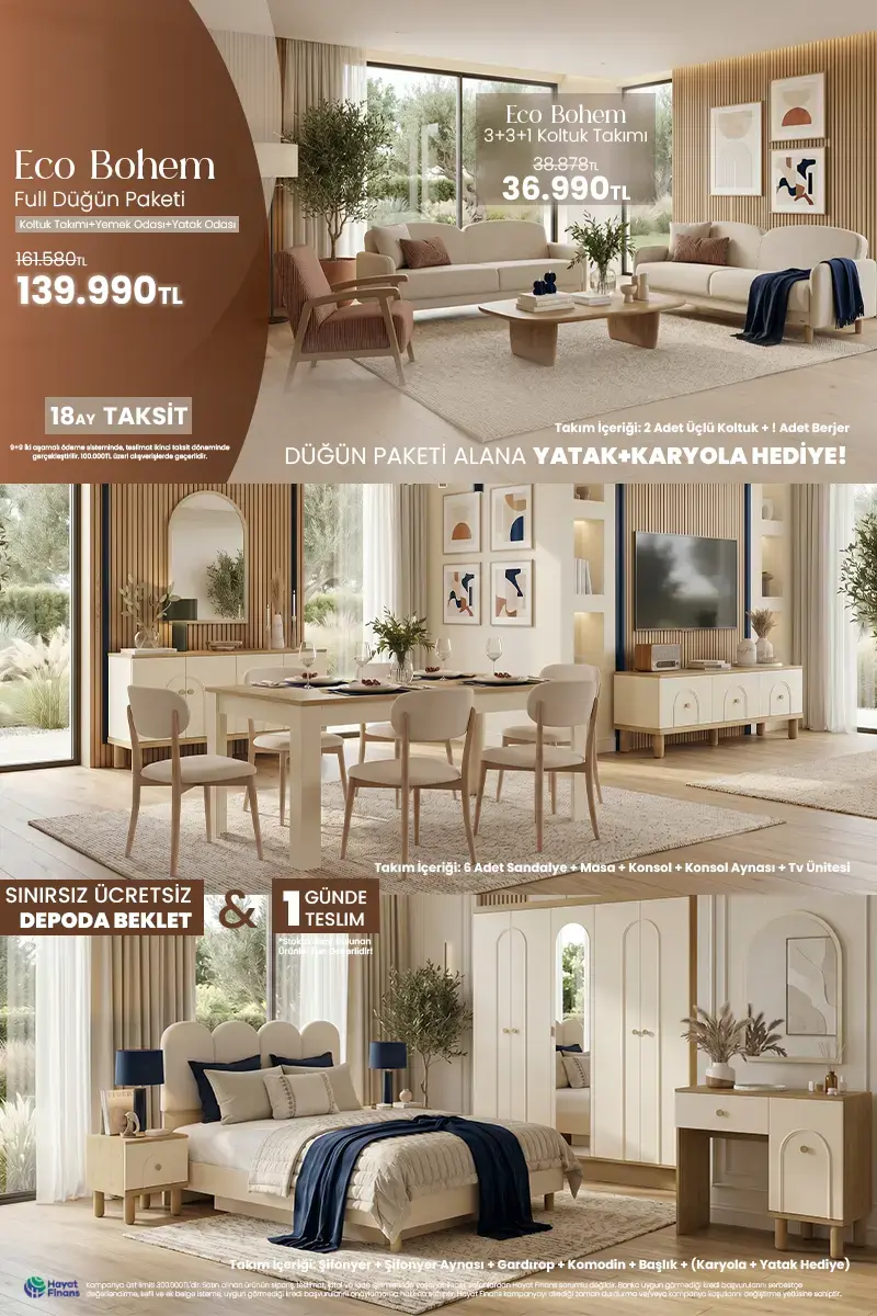 Eco Bohem Düğün Paketi