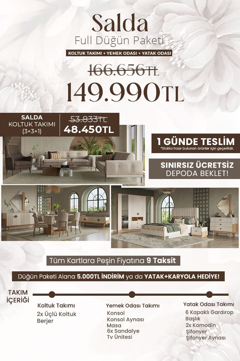 salda düğün paketi
