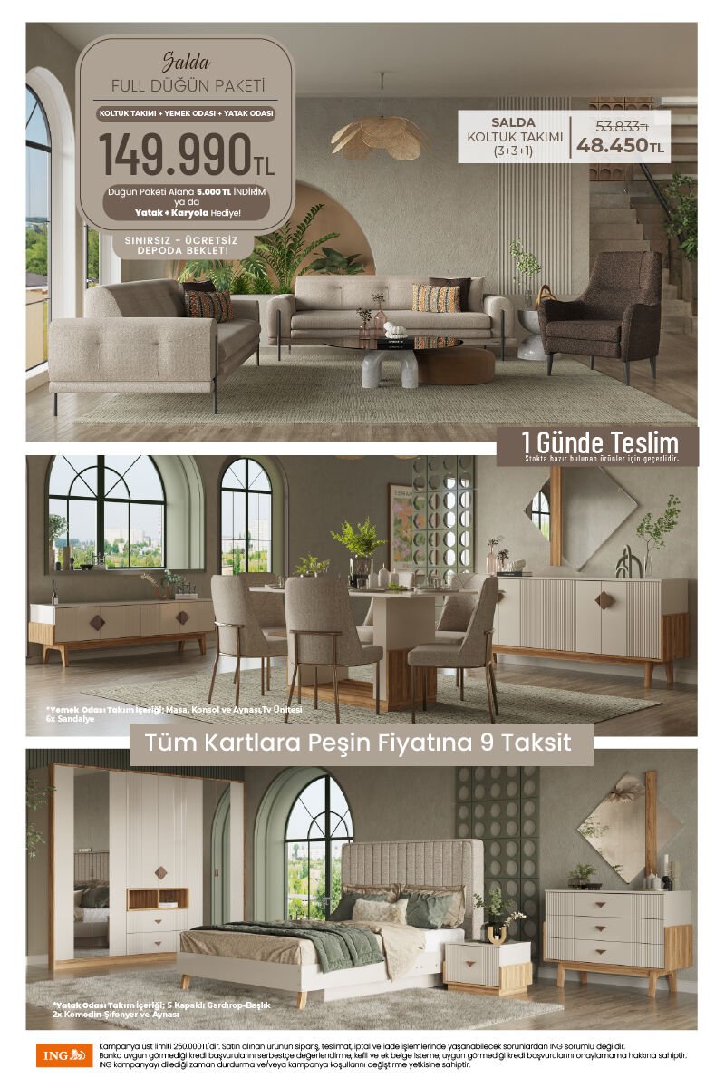 salda düğün paketi